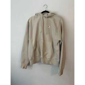 Champion Beige Thick Hoodie – Super Cozy & Comfortable